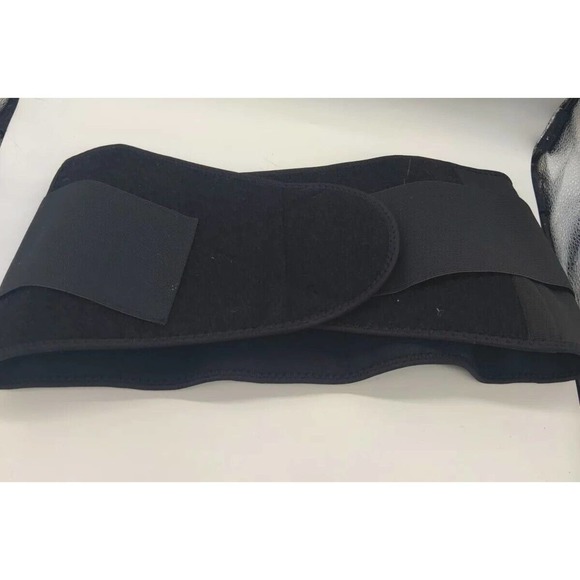 Back Support Belt Work Labor Lumbar Back Posture Brace Unbranded Size XL Black - Picture 2 of 4